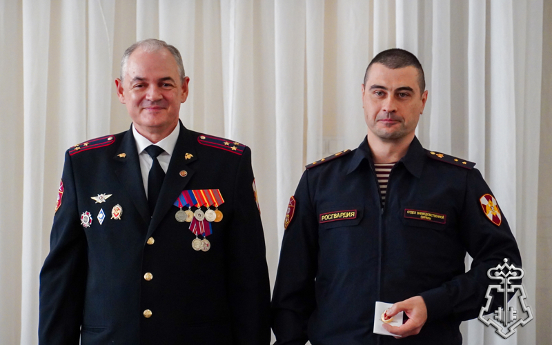 ТОРЖЕСТВЕННОЕ МЕРОПРИЯТИЕ, ПОСВЯЩЁННОЕ ГОДОВЩИНЕ ОБРАЗОВАНИЯ ВНЕВЕДОМСТВЕННОЙ ОХРАНЫ РОСГВАРДИИ, СОСТОЯЛОСЬ В ДОНСКОЙ СТОЛИЦЕ